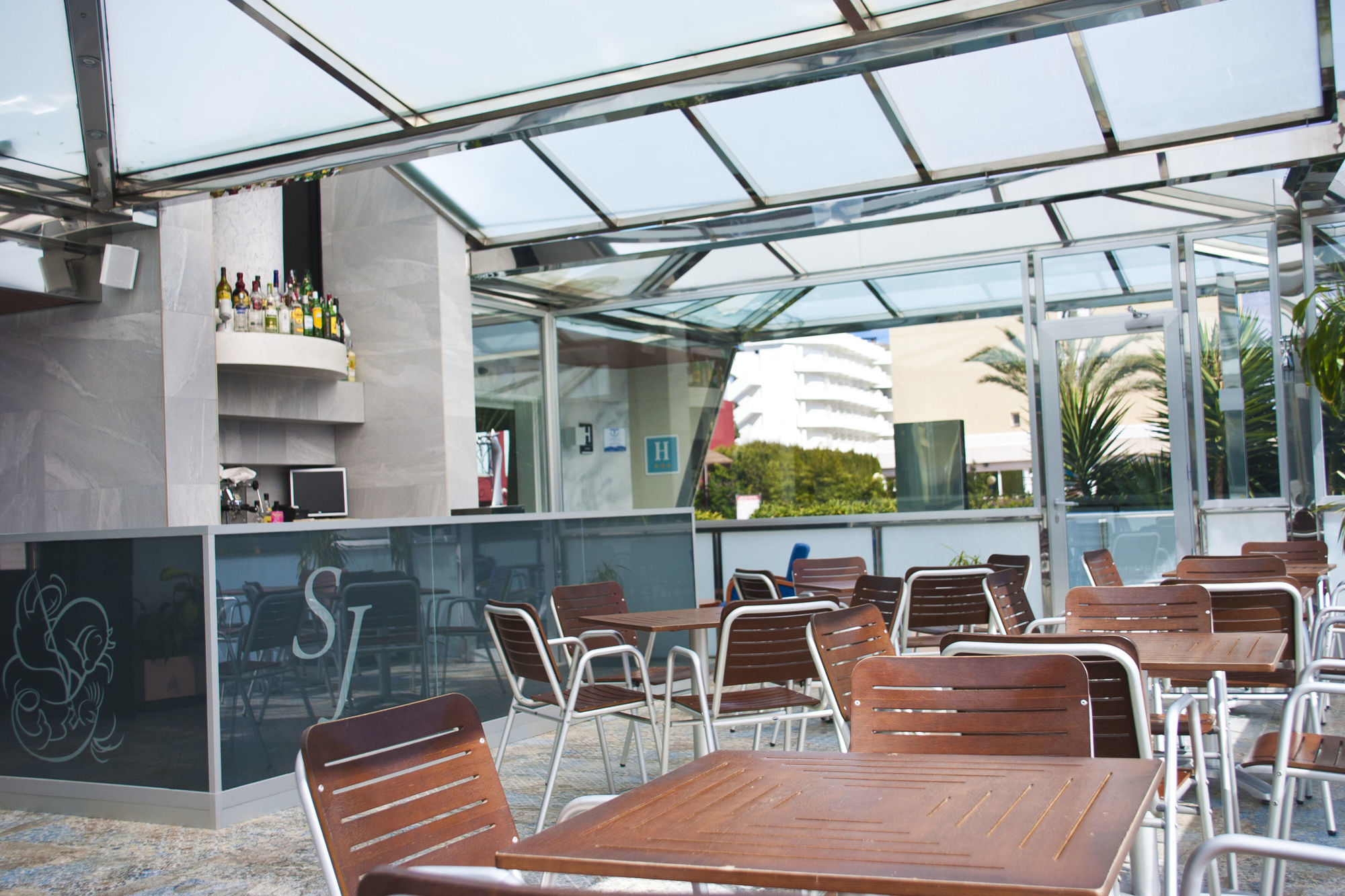 Sant Jordi Boutique Hotel Calella Exteriör bild Sky Bar